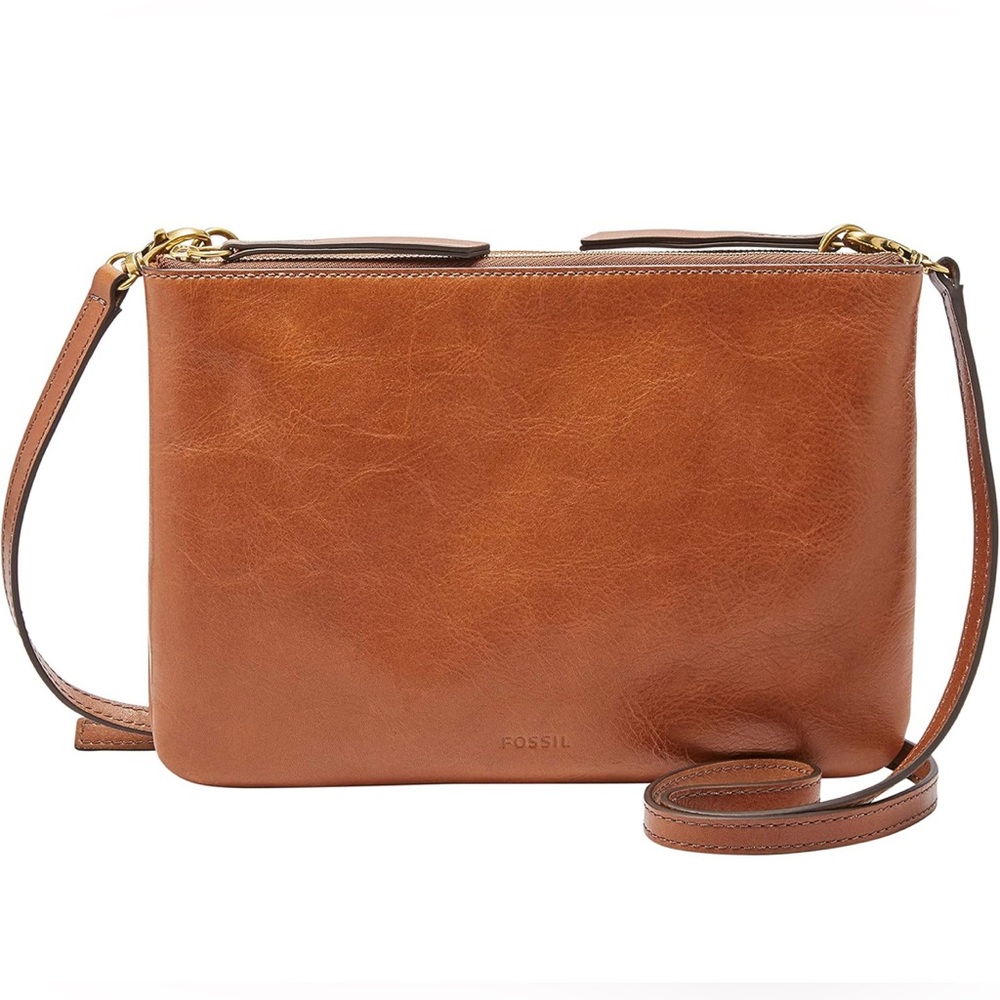 Fossil Devon Crossbody Bag - Medium - Brown